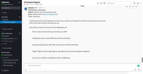 Shared Inbox Slack Integration Helpwise