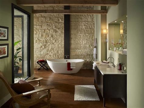 12 Luxury Bathrooms With Stone Walls Maison Valentina Blog