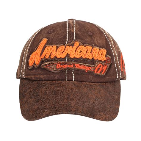 Withmoons American Us Distressed Vintage Baseball Cap Dad Hat