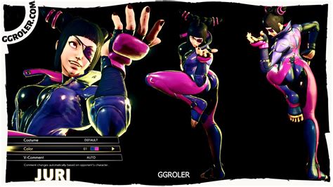 Sfv Ce Juri All Official Costumes Youtube