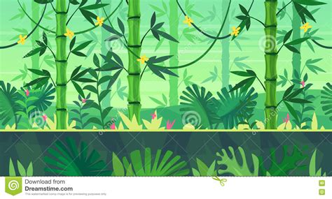 Jungle Cartoon Vector Illustration 84059724