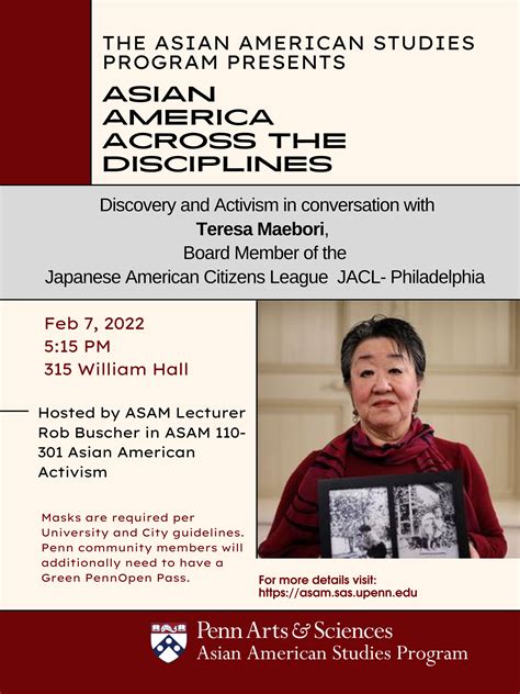 Asian America Across The Disciplines In Conversation With Teresa