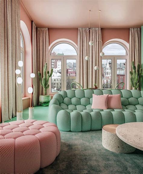 Life In Pastels Regram Verandamag Reutovdesign Living Room Green