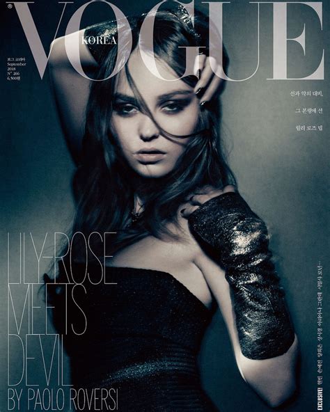 Lily Rose Depp In Vogue Magazine Korea September 2018 Hawtcelebs