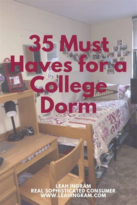 35 College Dorm Must Haves Leah Ingram
