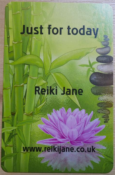 Just For Today Reiki Jane