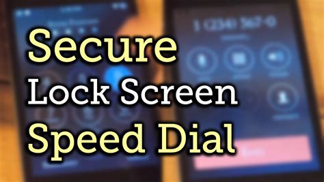 How To Lock Your Screen On Youtube - Speed Dial Securely from Your Lock Screen with Passcode Contacts