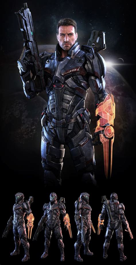 Mass Effect N7 Soldier Fan Art By 3dsquid Mass Effect Mass
