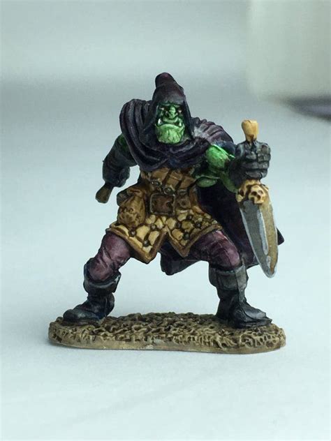Painted Half Orc Rogue Dungeons And Dragons Miniature By Reaper