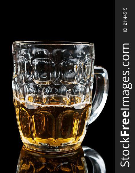 Half Full Glass Of Beer Free Stock Images And Photos 21144515