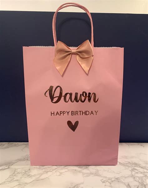 Personalised Birthday T Bag Etsy