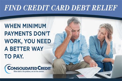Credit card debt consolidation can be tricky and it's not always a good idea. Credit Card Debt Relief, No Credit Score Damage | Consolidated Credit