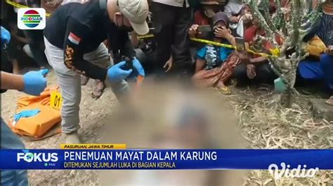 Penemuan Mayat Dalam Karung Indosiar Regional Vidio