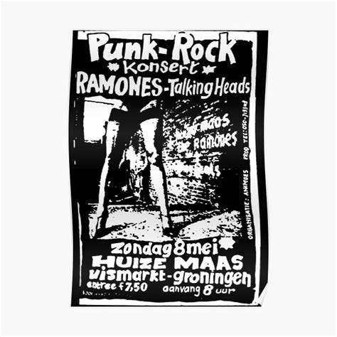 Punk Rock Poster By Blackmuxic Redbubble