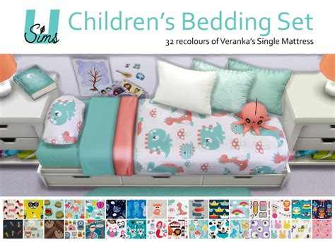Mods Sims Sims 4 Beds The Sims 4 Cabelos Sims 4 Bedroom Kids
