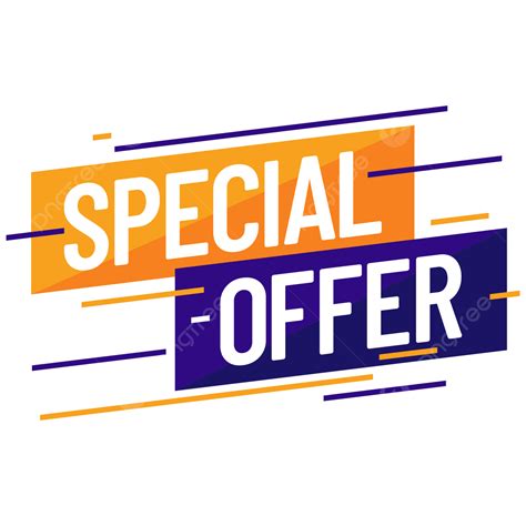 Special Offer Banner Vector Hd Images Special Offer Wide Banner