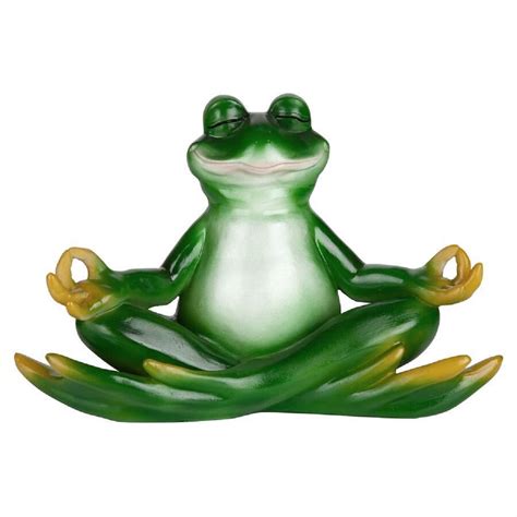 12 Meditating Pose Zen Frog Outdoor Garden Statue Frog Statues