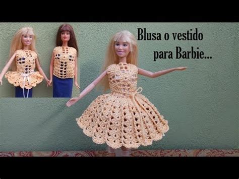 Vestidos De Barbies Tejidos As Melhores Ideias E Inspira Es De Blusa Em