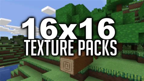 16x16 Texture Packs Liste Für Minecraft Texture