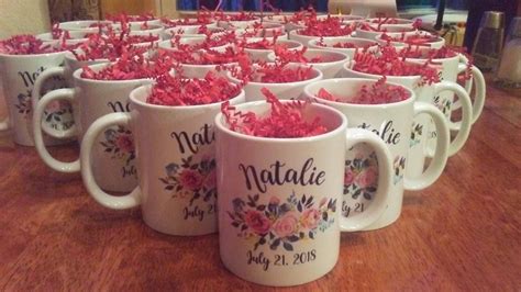 These Bridal Party Mugs Make The Perfect T For Your Bridal Party Favors Engagement Party