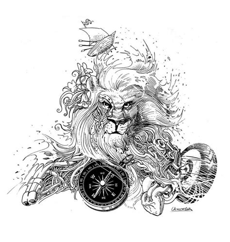 28 Best Lion Tattoo Drawings In Pencil Images On Pinterest