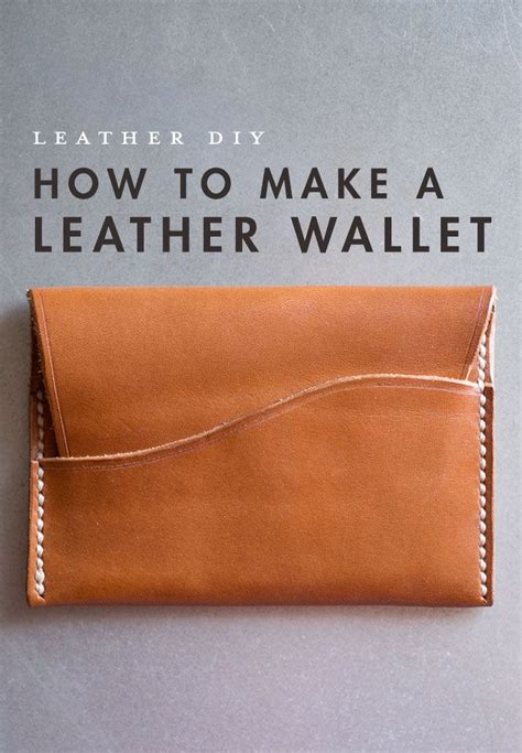 Making a wallet out of paper might seem complicated, but it's easier than you might think. How to Make a Leather Wallet | Leather wallet pattern ...