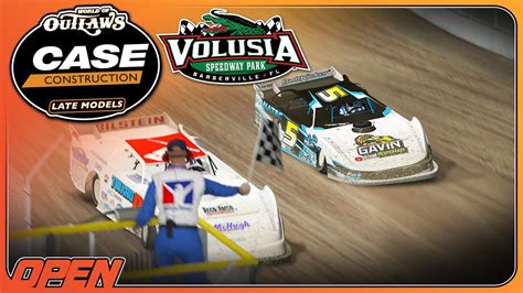 World Of Outlaws Late Model Volusia Speedway Iracing Dirt Youtube