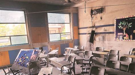 School Officials Put Out Fire Inside Gurgaon Classroom No Injuries