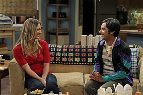 The Big Bang Theory Kunal Nayyar E Kaley Cuoco Nell Episodio The Skank