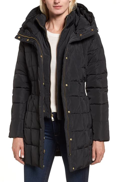 Cole Haan Hooded Down And Feather Jacket Nordstrom