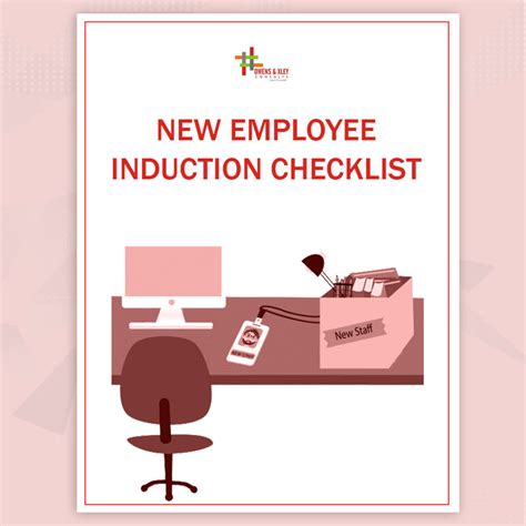 New Employee Induction Checklist Owens And Xley Consults