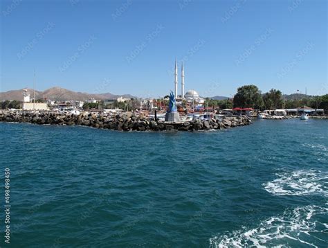 Turgutreis port in Turkey on the Bodrum Peninsula Muğla District Sea