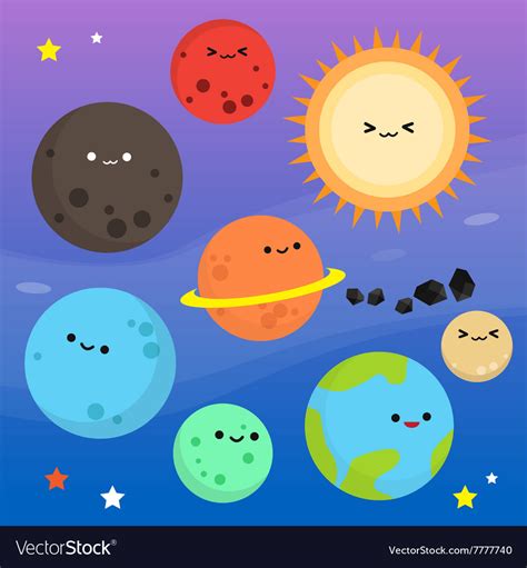 Cartoon Planets Clipart Free