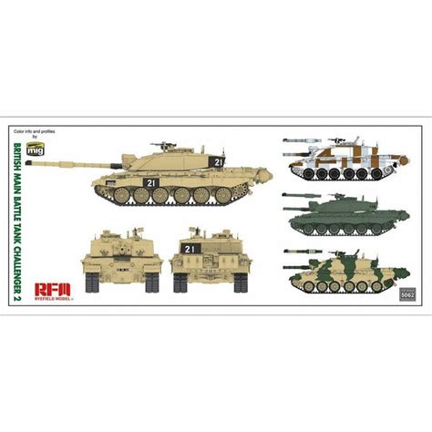 Rye Field Model 5062 135 British Main Battle Tank Challenger 2