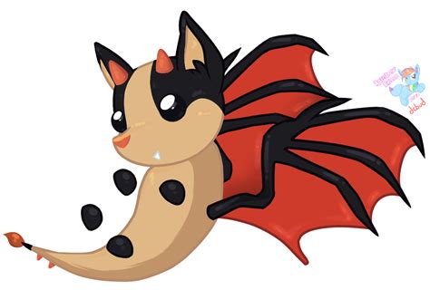 Adopt Me Bat Dragon Vector By Rainboweevee Da On Deviantart Dragon