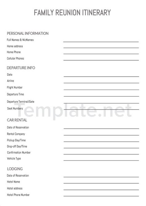 Family reunion letter templates service ticket template family … printable example of family reunion program | click here to print … invitation sample for party family reunion template frt 07 ideas … reunion invitation letter balance sheet template word dietitian … 14+ Itinerary Templates | Free & Premium Templates