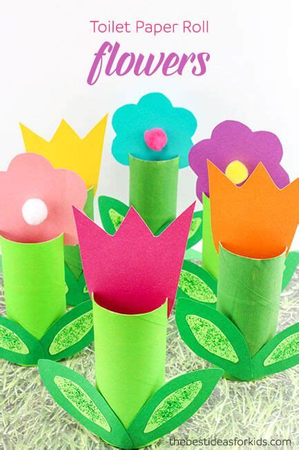 Toilet Paper Roll Flower Craft These Are The Perfect Spring Craft