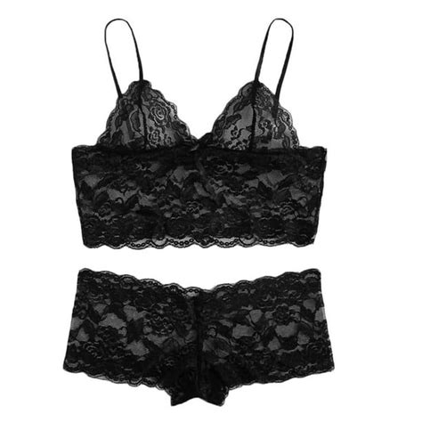 Jeashchat Sexy Lingerie For Women Womens Lace Cami With Short Lingerie Pajama Set 2 Piece