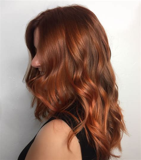 Rich Copper Red Hair Medium Hair Styles Long