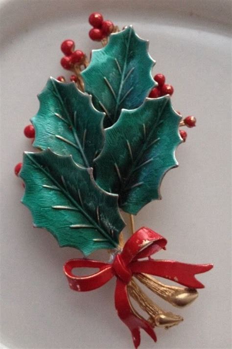 Vintage Signed Jj Jonette Christmas Tree Brooch Pin W Multicolor