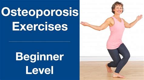 Osteoporosis Exercises For Beginner Youtube In 2021 Osteoporosis