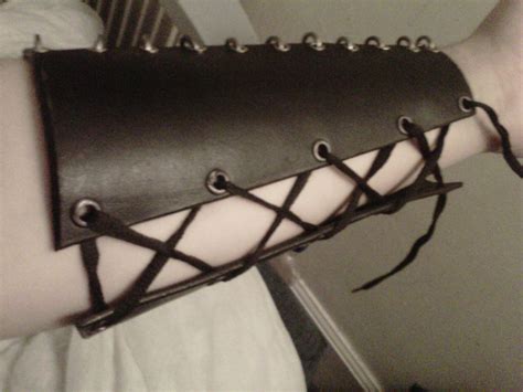 Leather (i used craft leather i bought as a pack from hobby lobby). How to Make Leather Vambraces: 13 Steps - wikiHow