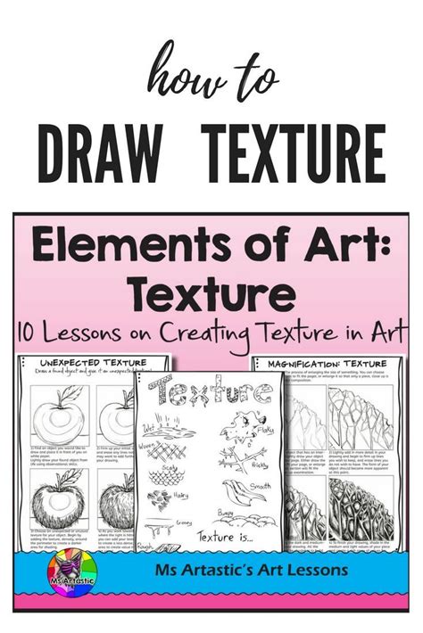 10 Lessons On The Element Texture For Your Middle School And High