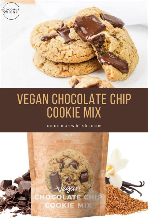 Vegan Chocolate Chip Cookie Mix Coconut Whisk Chocolate Chip