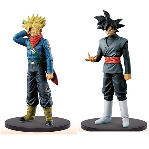 The game dragon ball z: Original Banpresto Dragon ball Z DBZ SSY DXF Trunks Black Goku PVC Figure Juguetes Brinquedos ...