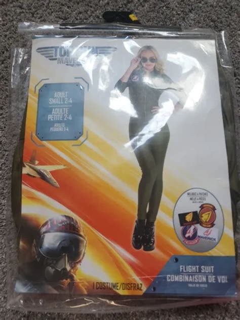Top Gun Maverick Women Flight Suit Halloween Costume Adult Small2 4