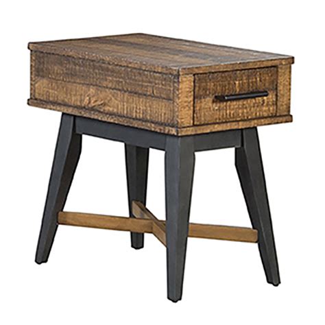 Urban Rustic Chairside Table Ur Ta 1624 Bwh C By Intercon At Missouri