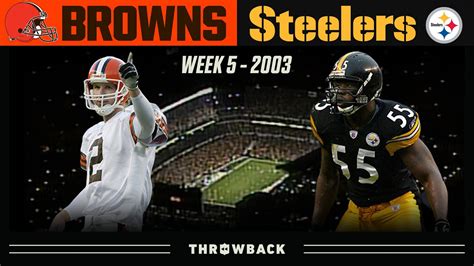 The Browns Last Win At Heinz Browns Vs Steelers 2003 Week 5 Youtube