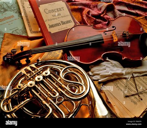 Classical Symphony Concert Instruments Stock Photo Royalty Free Image