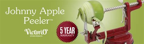 Johnny Apple Peeler By Victorio Vkp1010 Cast Iron Suction